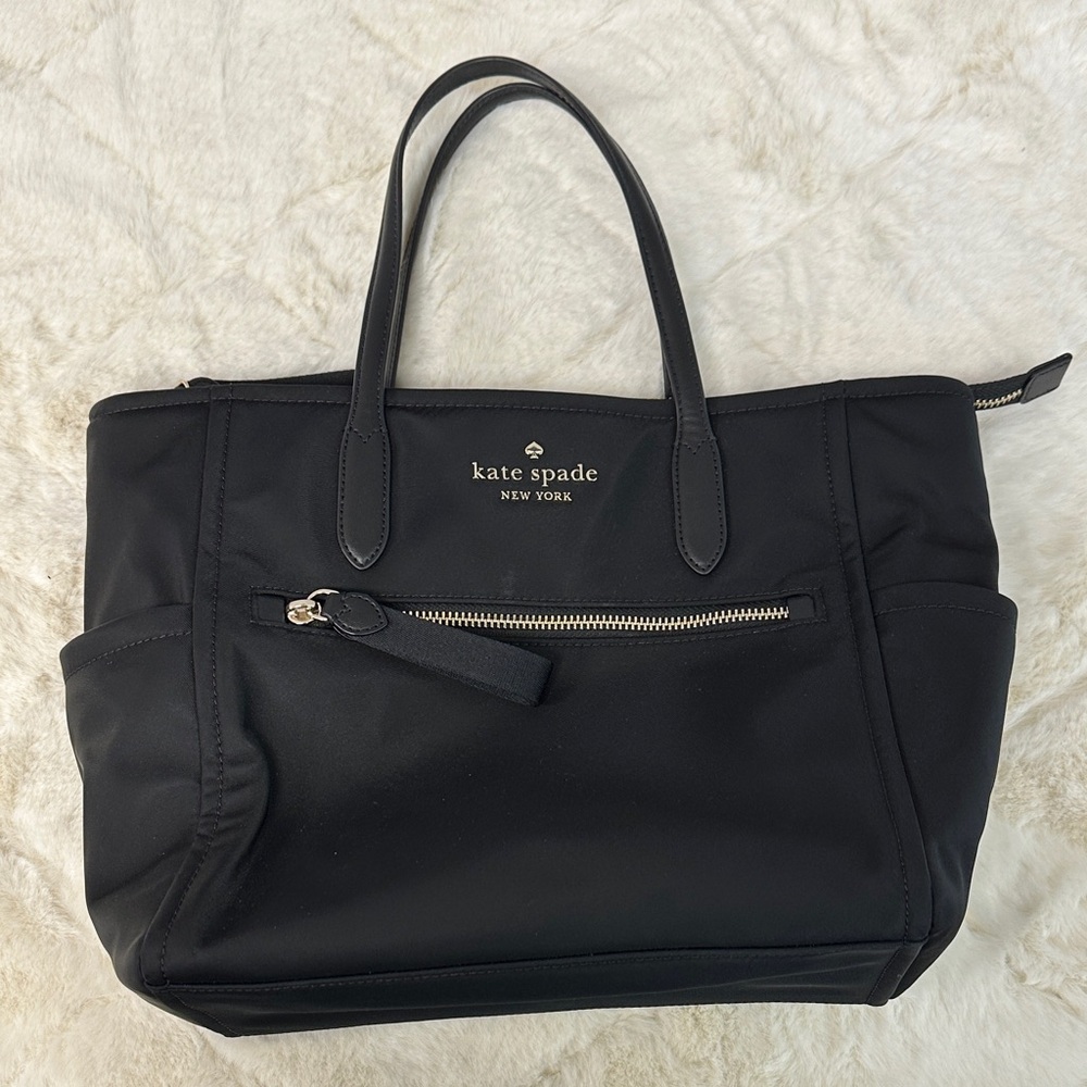 Kate Spade Black Nylon Tote
